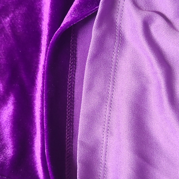 💥SALE💥New Velvet Purple Mini Dress XL - Picture 11 of 14